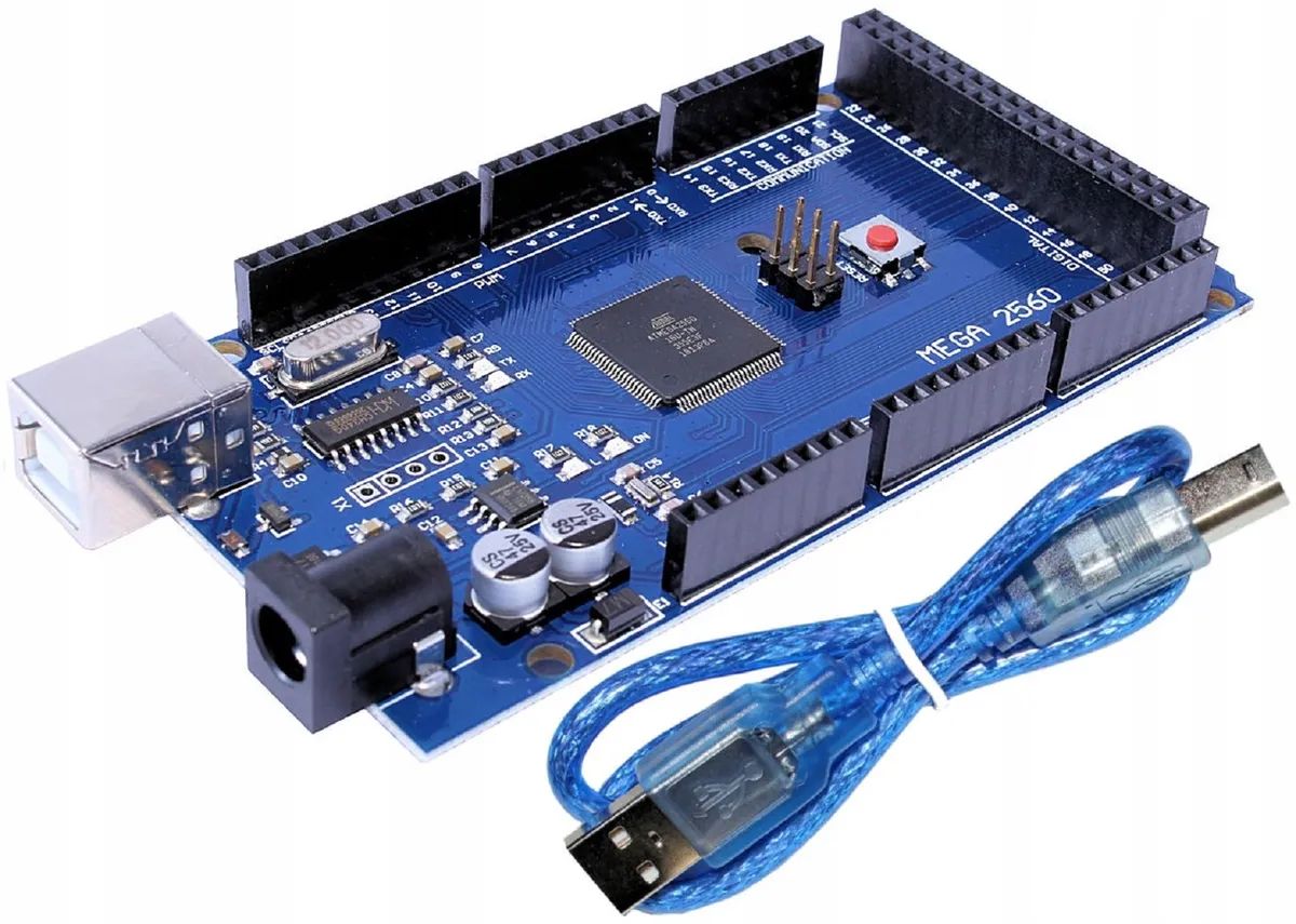 Программируемый контроллер-плата Arduino Mega 2560 R3 CH340G + USB кабель