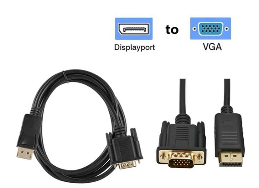 Кабель DP - VGA 3.0 м.