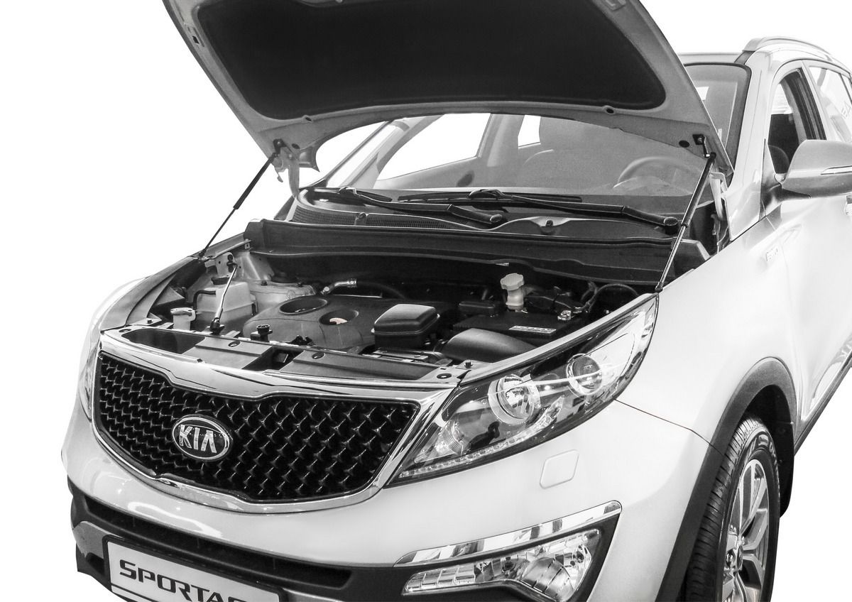 Газовые Упоры Капота Автоупор Для Kia Sportage Iii 2010-2016, 2 Шт, Ukispo011 Ав