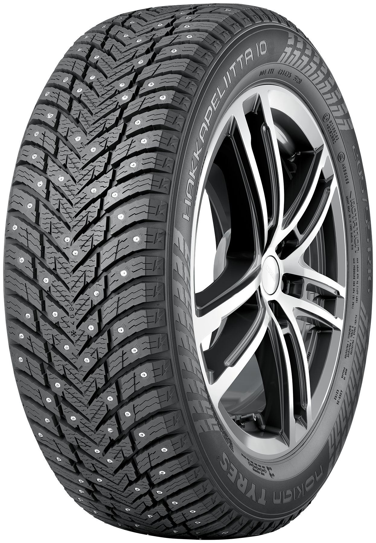 NokianTyresHakkapeliitta10pШинызимние215/55R1697TШипованные