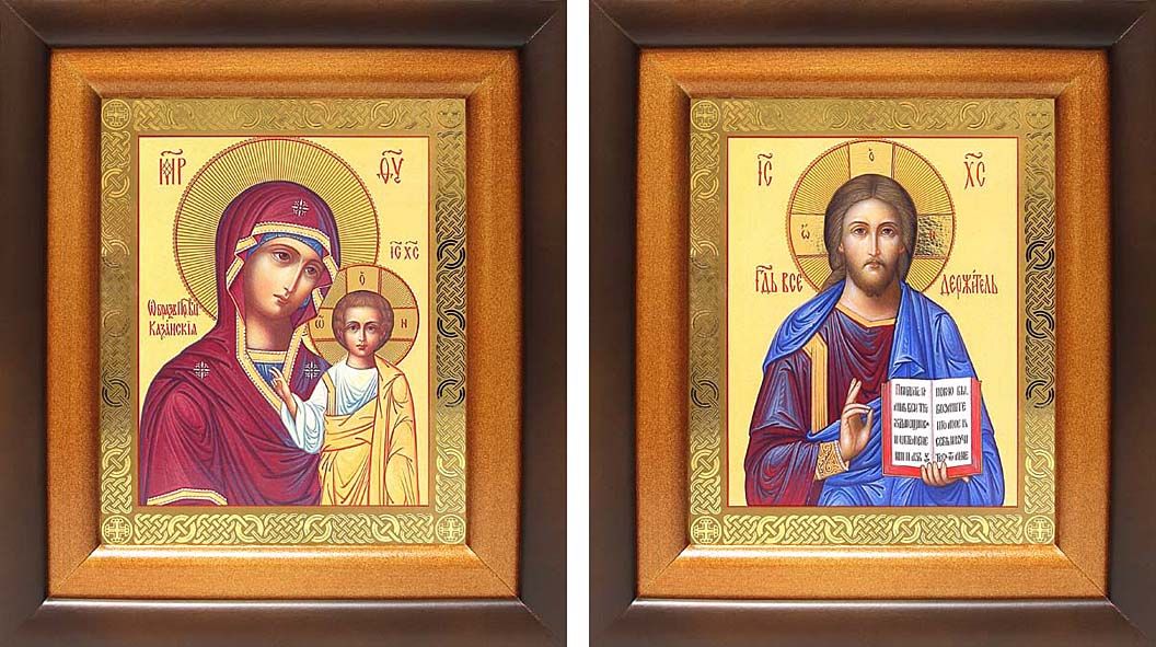 Венчальные и коны казанская и спас. Икона казанской божьей матери складень латунь. Икона божией матери казанская (венчальная пара). Икона спасителя и богородицы казанская. Спаситель казанская.