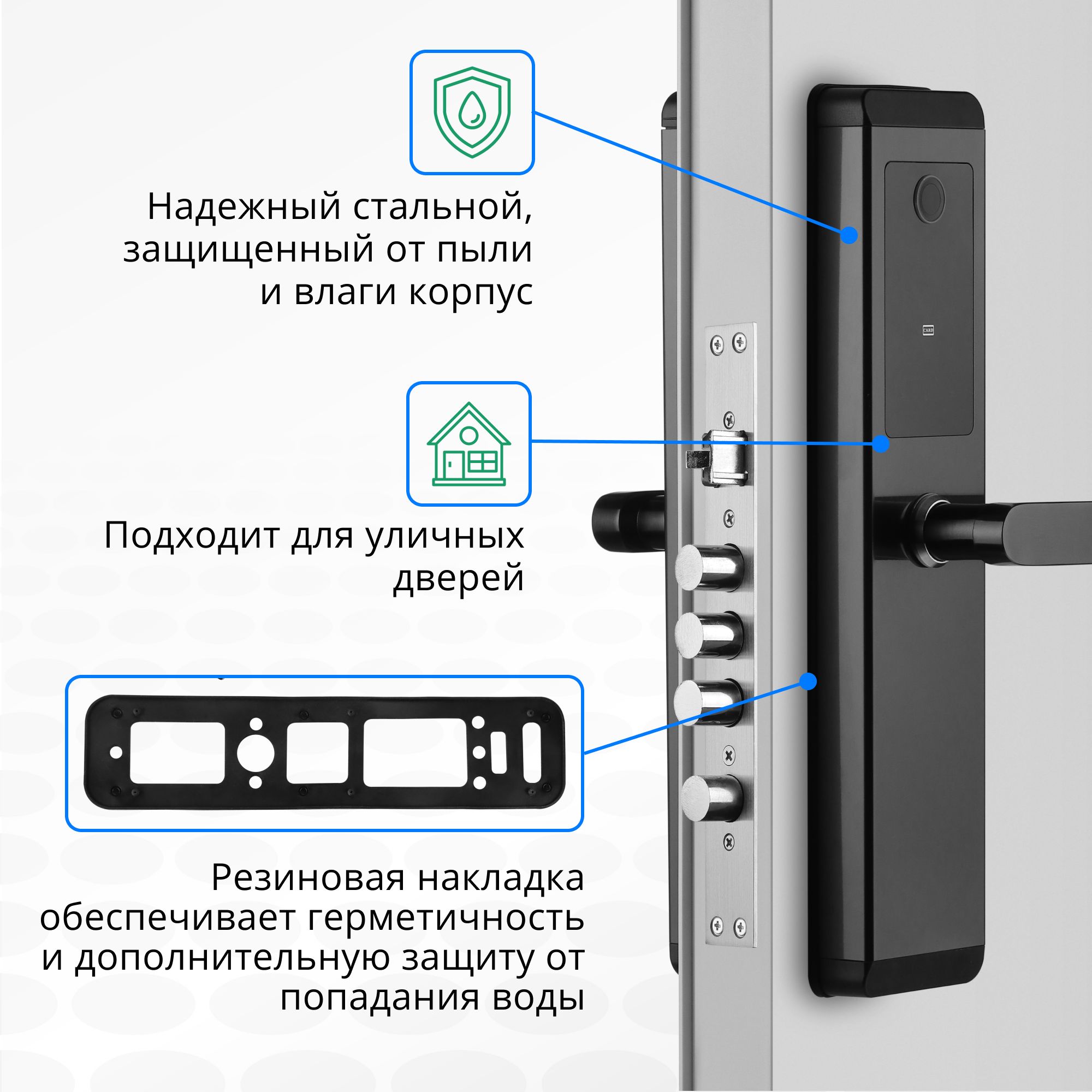 Умный электронный замок с возможностью удаленной смены кода Hasp S3 -  купить по выгодным ценам в интернет-магазине OZON (779452532)