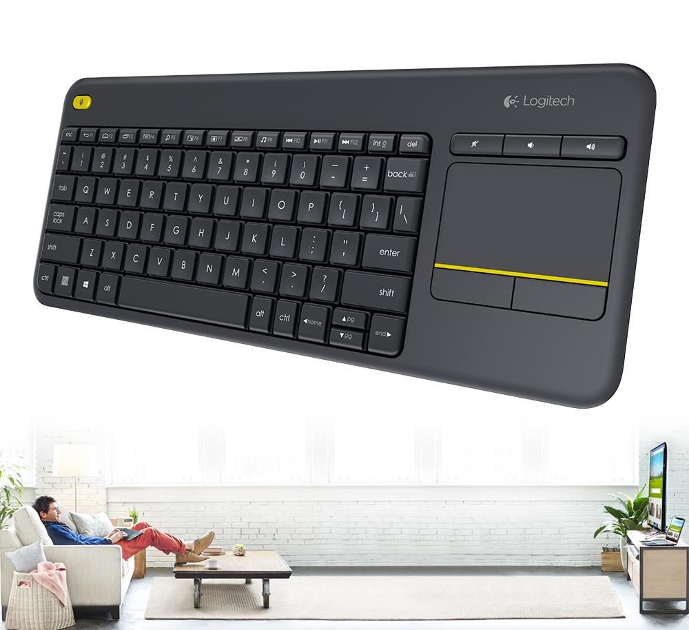 Клавиатура samsung с тачпадом. Logitech k400+