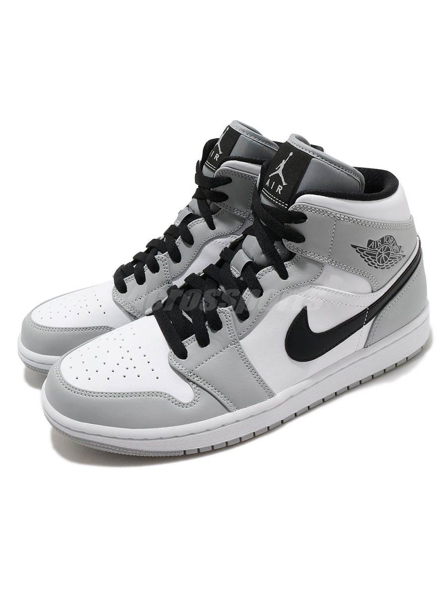 Air Jordan 1 Mid Light Smoke Grey Wmns