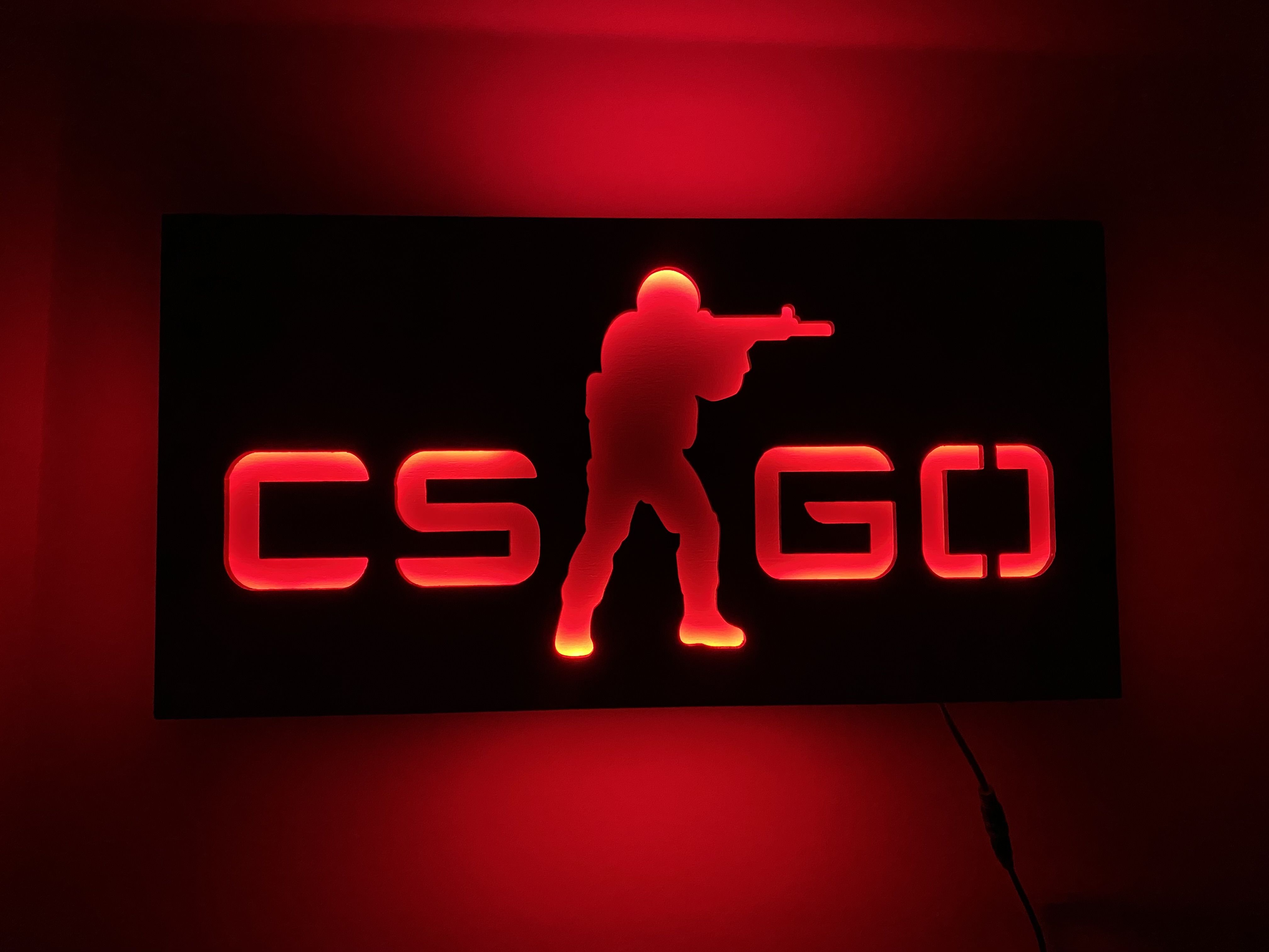 Комната в стиле cs go