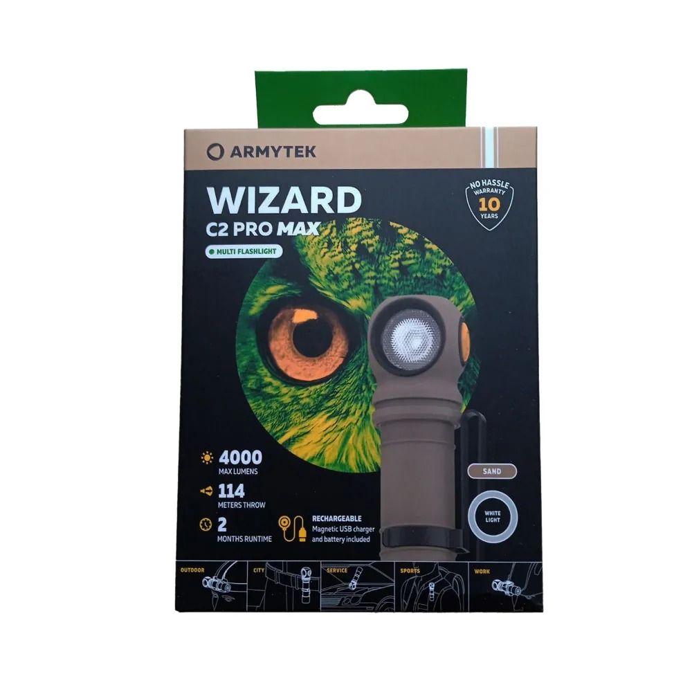 Armytek wizard c2 pro max magnet f06701c