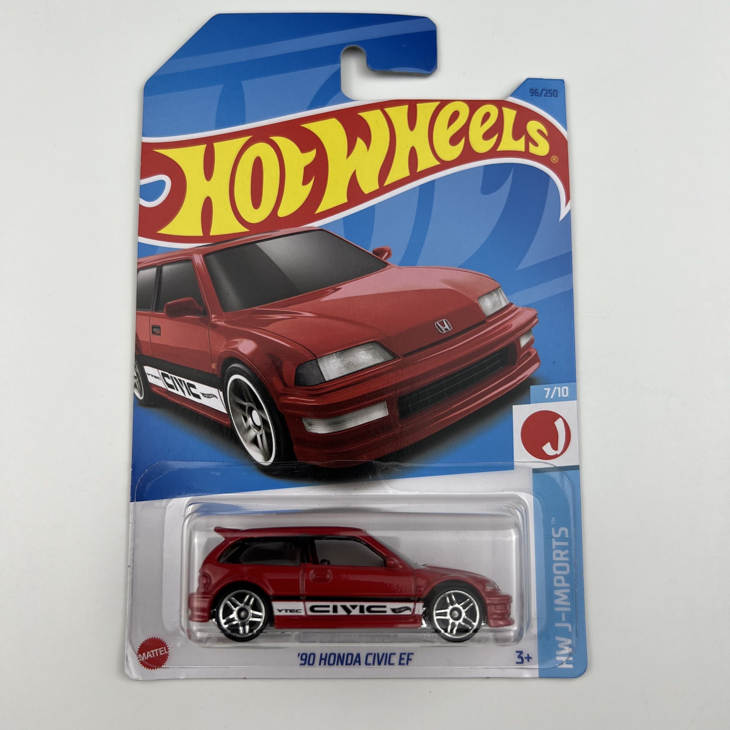 Машинка Hot Wheels коллекционная (оригинал) 2023 90 HONDA CIVIC EF - купить  с доставкой по выгодным ценам в интернет-магазине OZON (836865472)