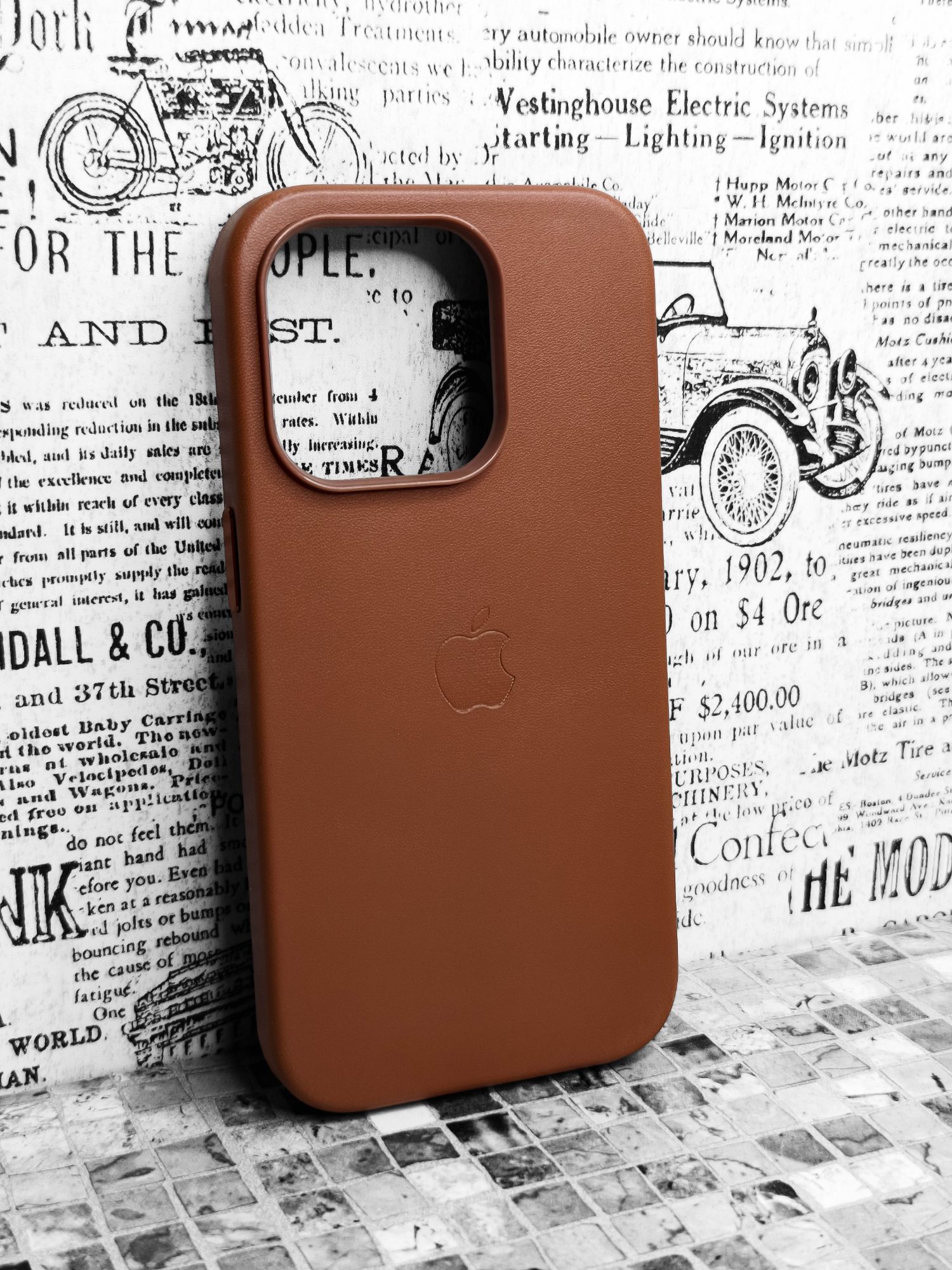 14 pro max leather case