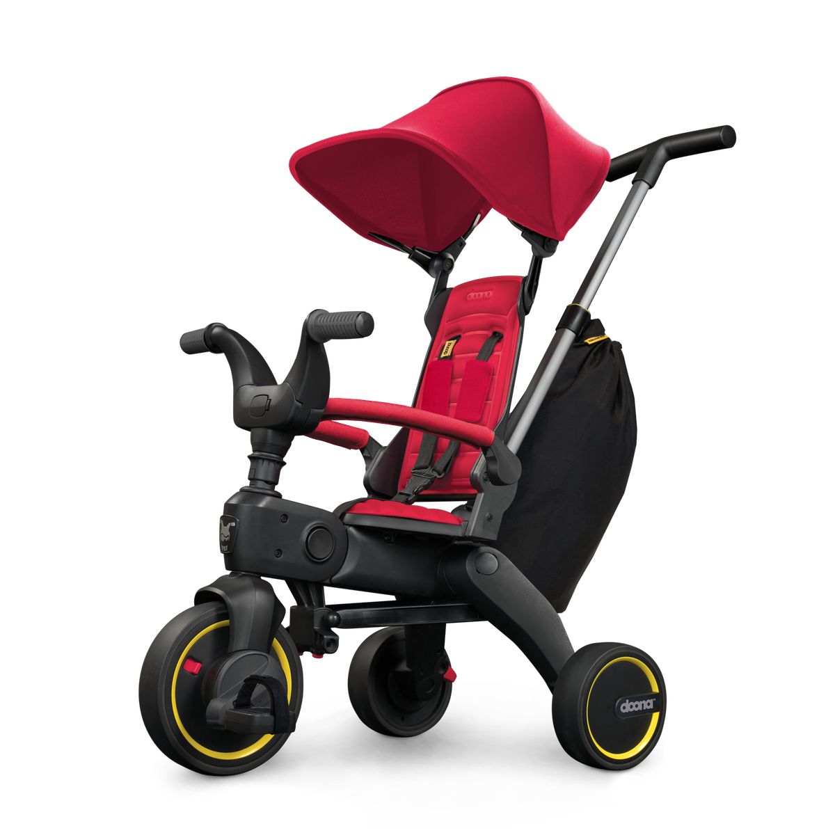 Велосипед детский Doona Liki Trike S3 Flame Red, складной, трехколесный, красный