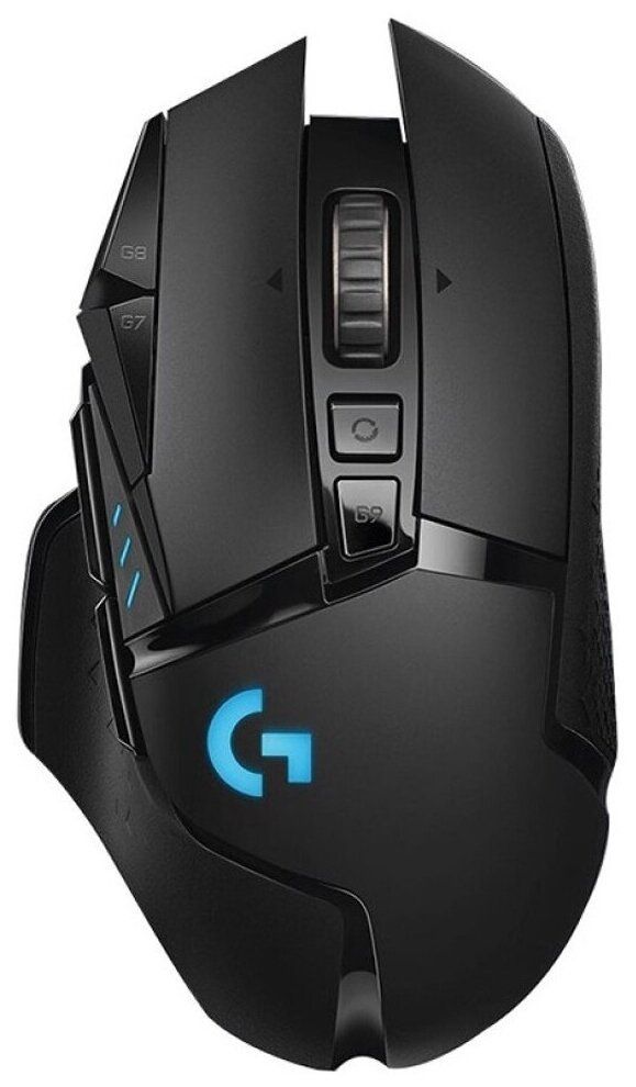 LogitechGМышьБеспроводнаяG502Lighspeed,черный(910-005571)