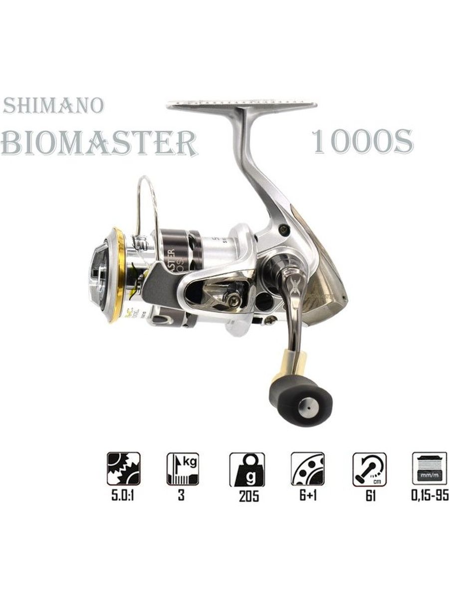 Катушка Shimano Biomaster 1000S купить по низкой цене с доставкой