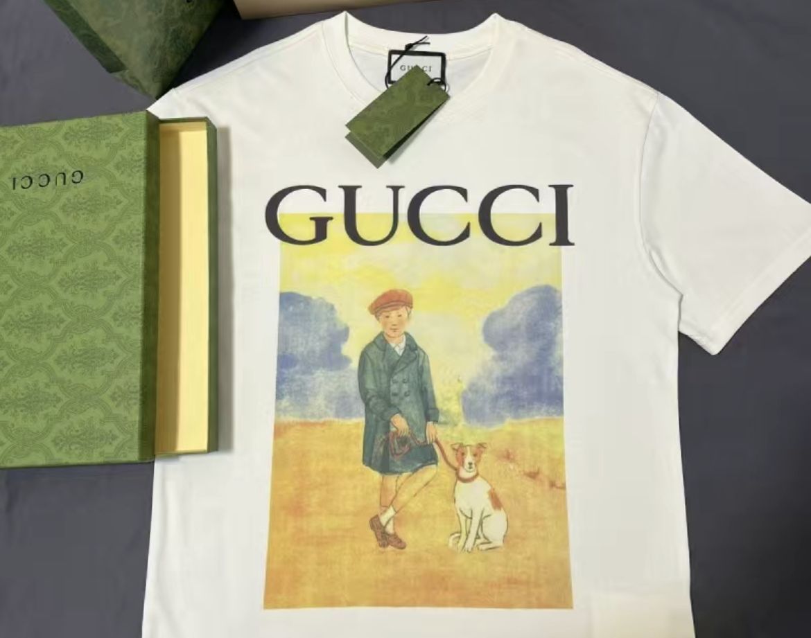 Gucci рубашка с коротким рукавом