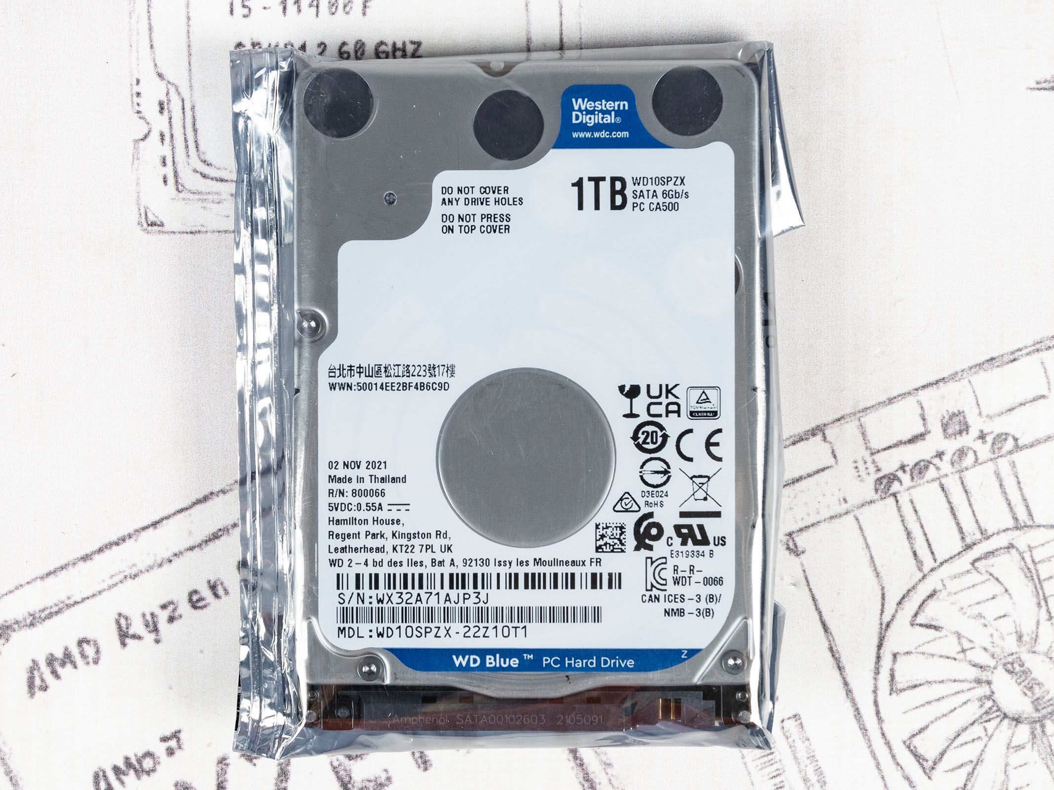 Жесткий Диск Wd Blue Wd10spzx Купить