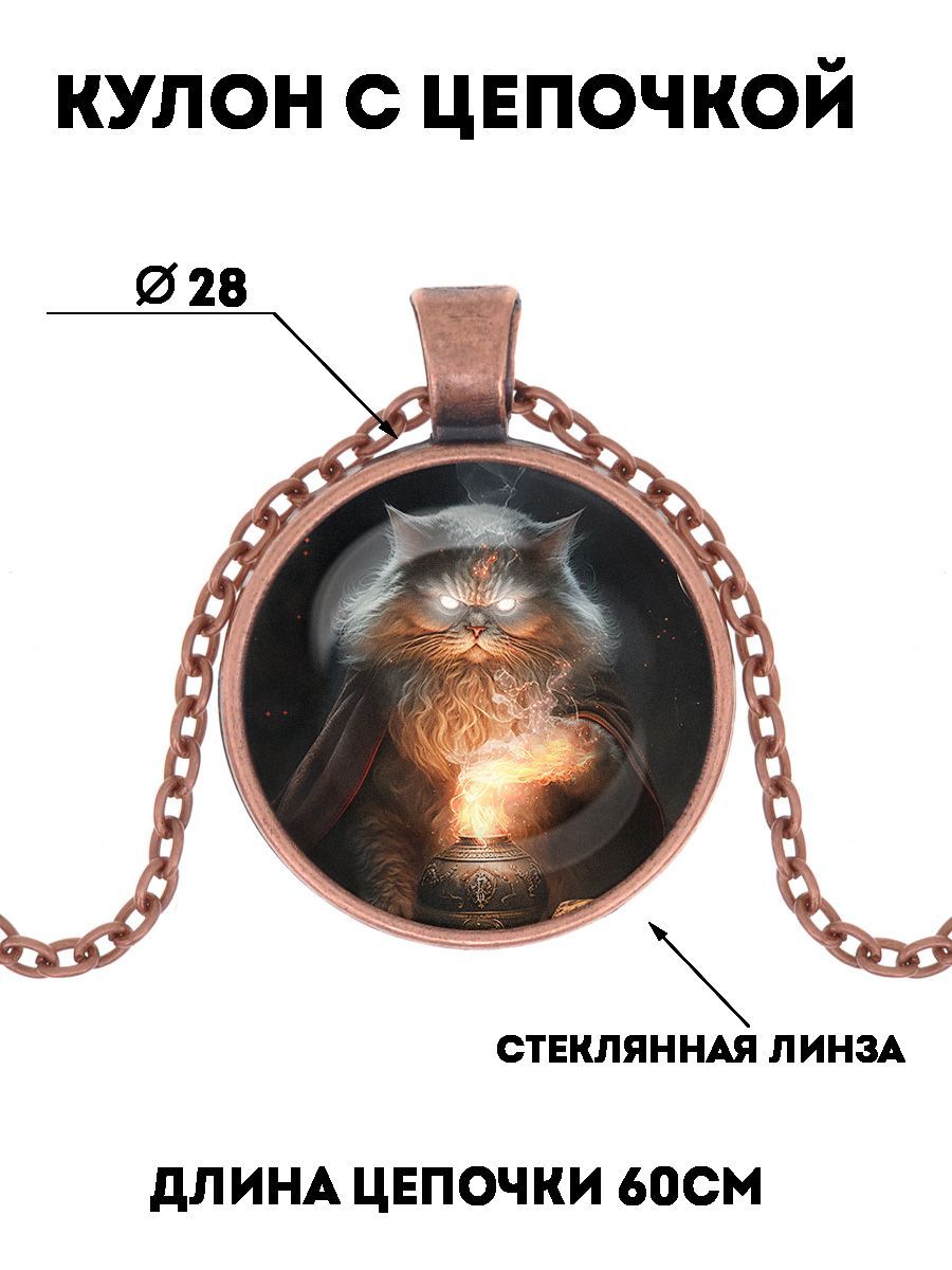 Кот с цепью