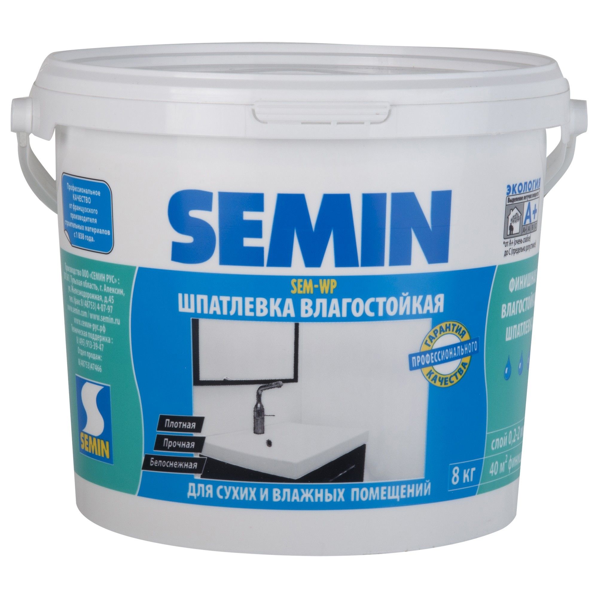 Шпатлёвка Semin sem wp