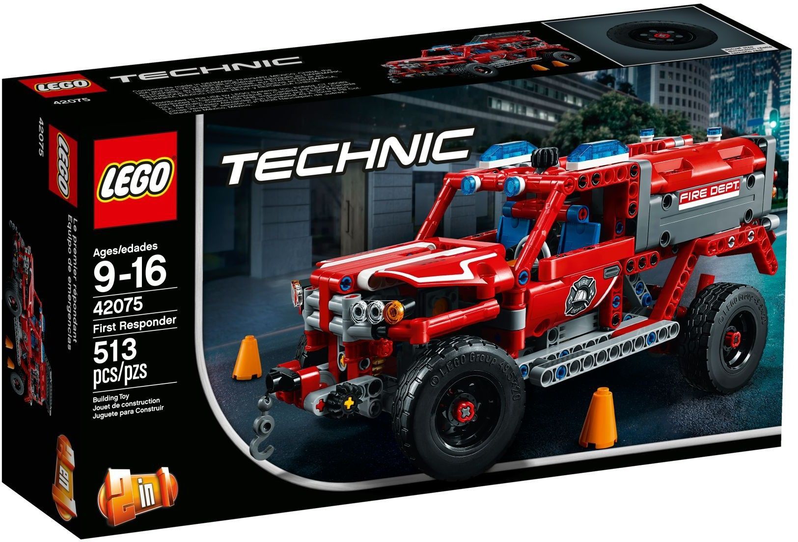 Конструктор LEGO Technic Служба быстрого реагирования 42075 - купить с  доставкой по выгодным ценам в интернет-магазине OZON (1230542430)