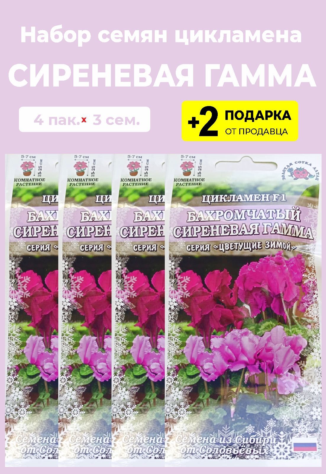 Купить Семена Цикламена Недорого