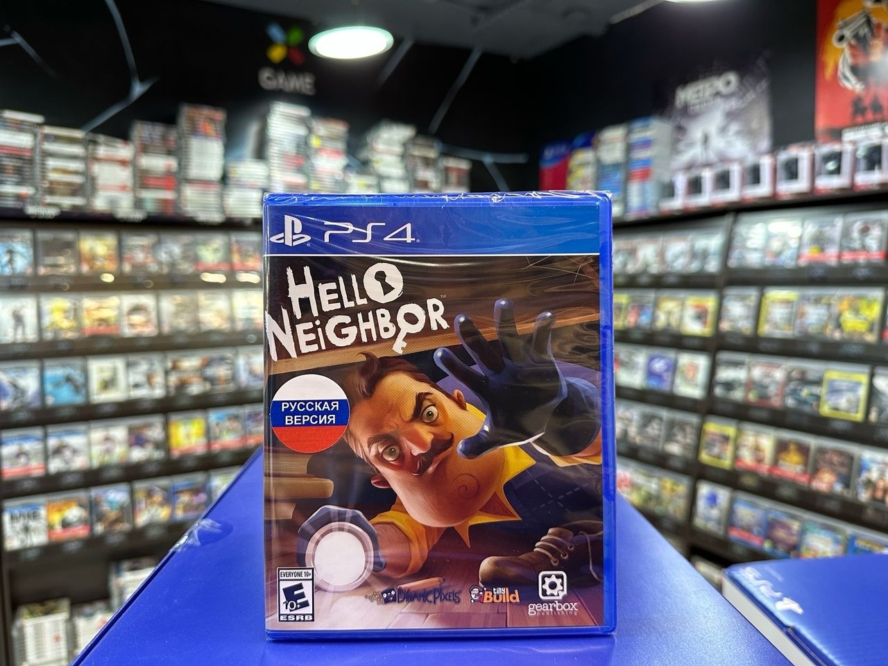 Игра Игра Hello Neighbor PS4 (Open Box) (PlayStation 4 купить по низкой  цене с доставкой в интернет-магазине OZON (685347303)