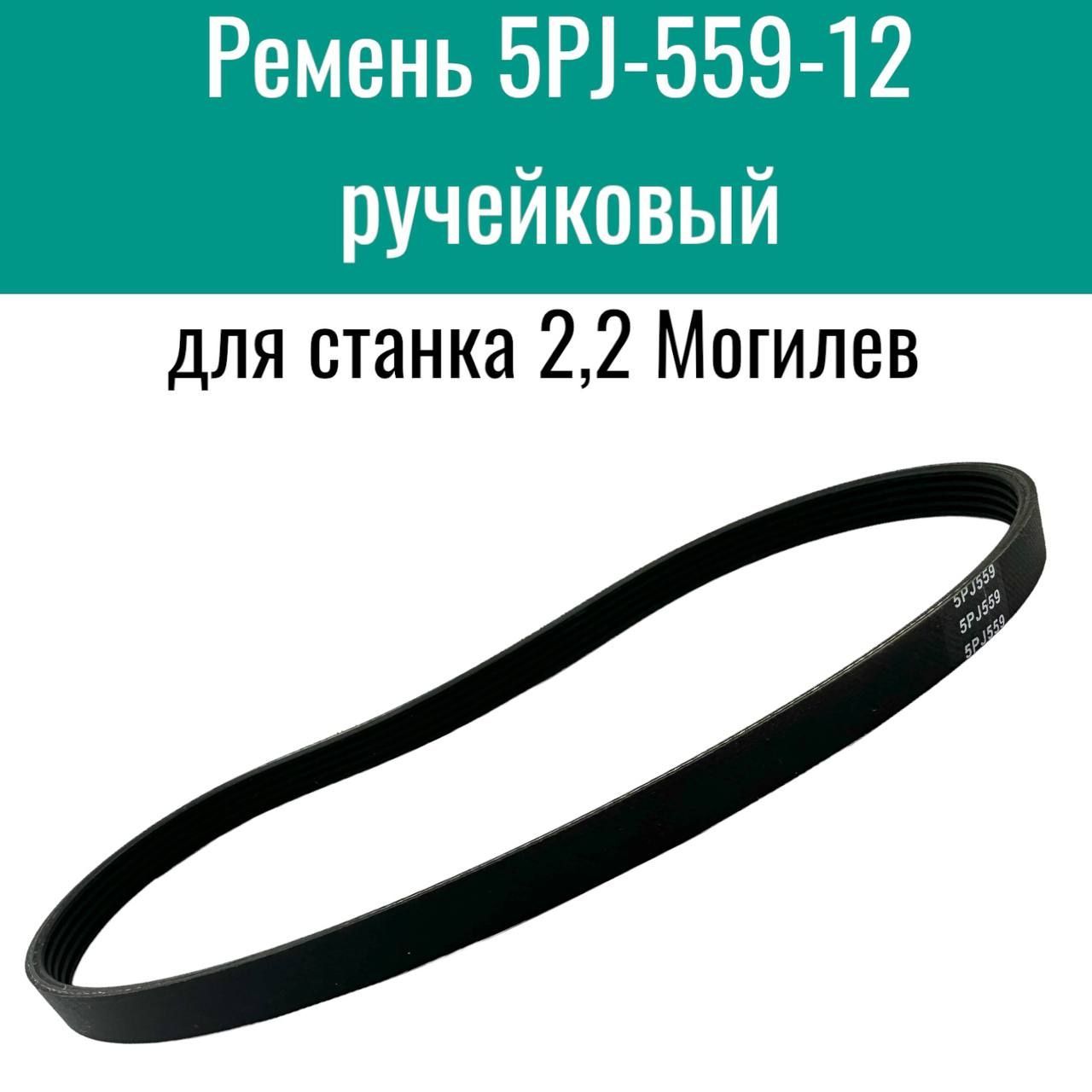 Ремень5РJ-559-12ручейковыйдлястанка2,2Могилев