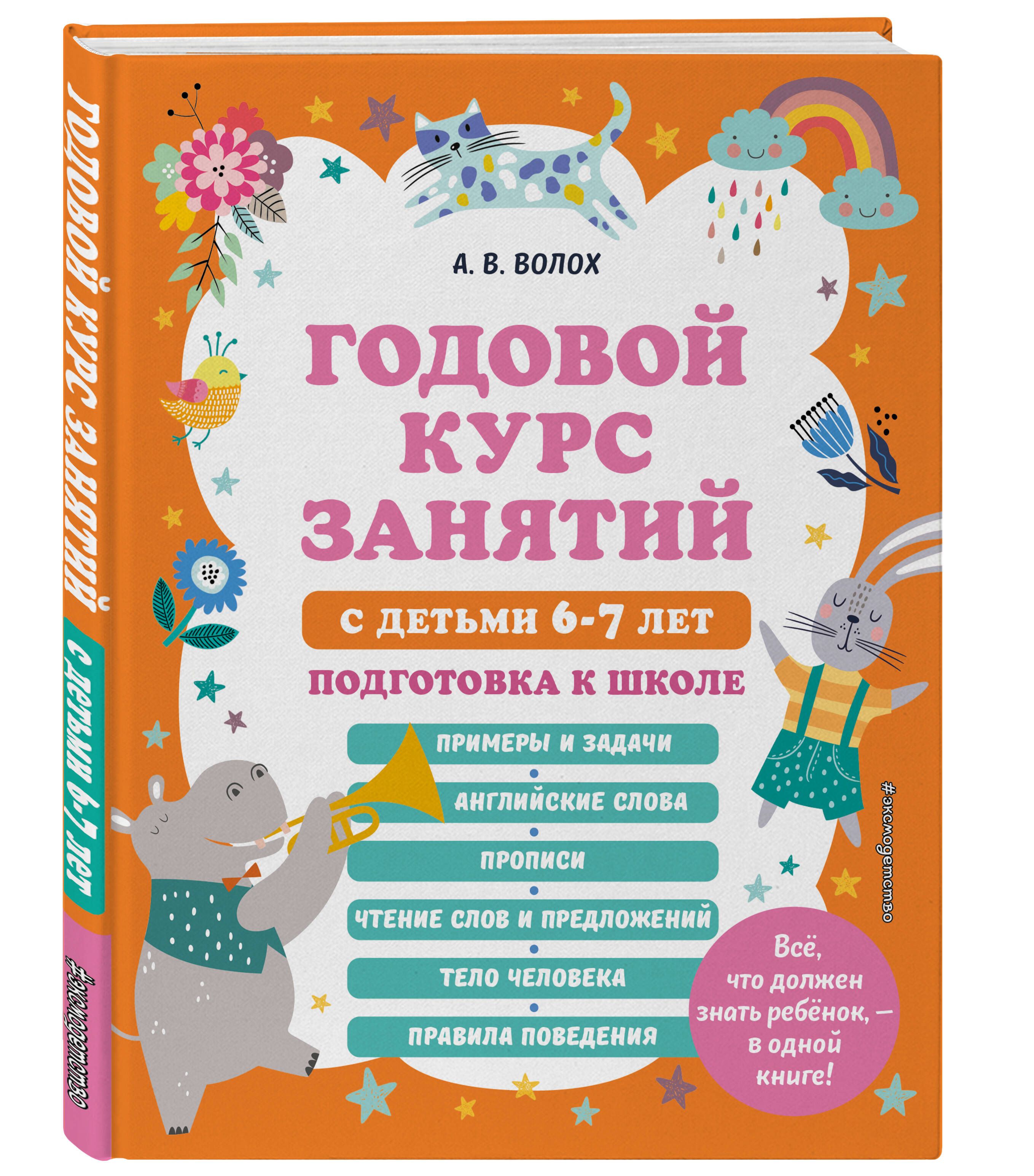 Годовой курс занятий с детьми 6-7 лет. Подготовка к школе | Волох Алла  Владимировна - купить с доставкой по выгодным ценам в интернет-магазине  OZON (747050296)