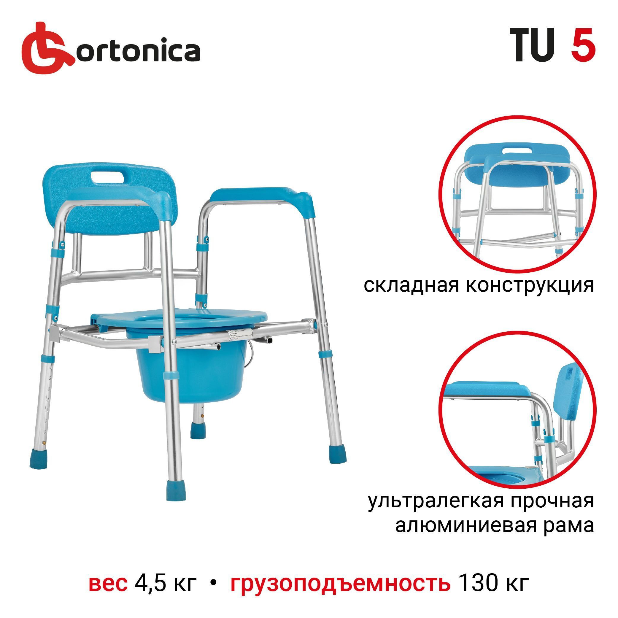 Кресло туалет ortonica tu5