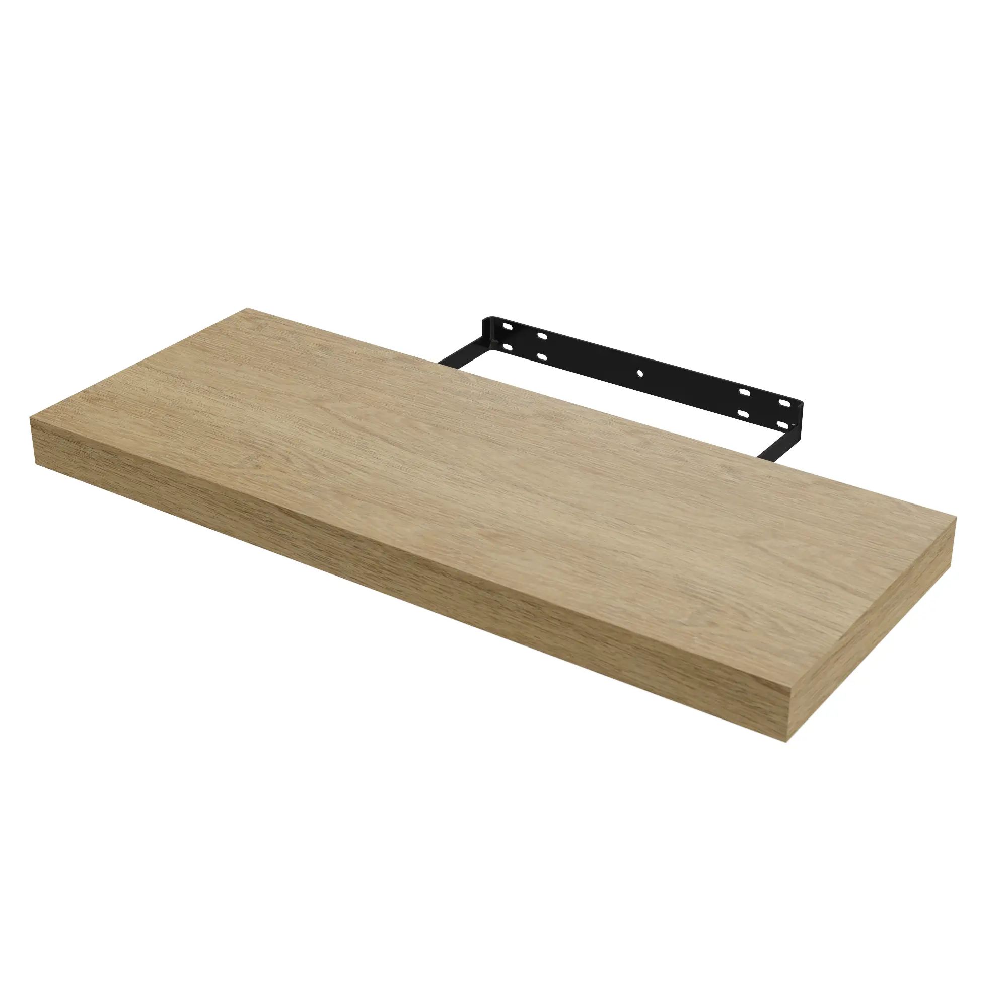 Полка мебельная Spaceo Oak 60x23.5x3.8 см МДФ цвет дуб