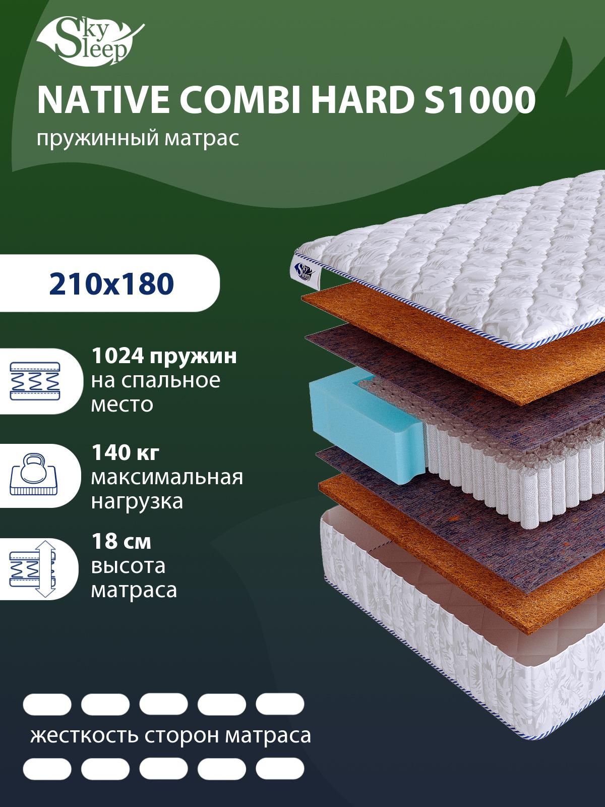 Матрас orto premium middle 180х200 см