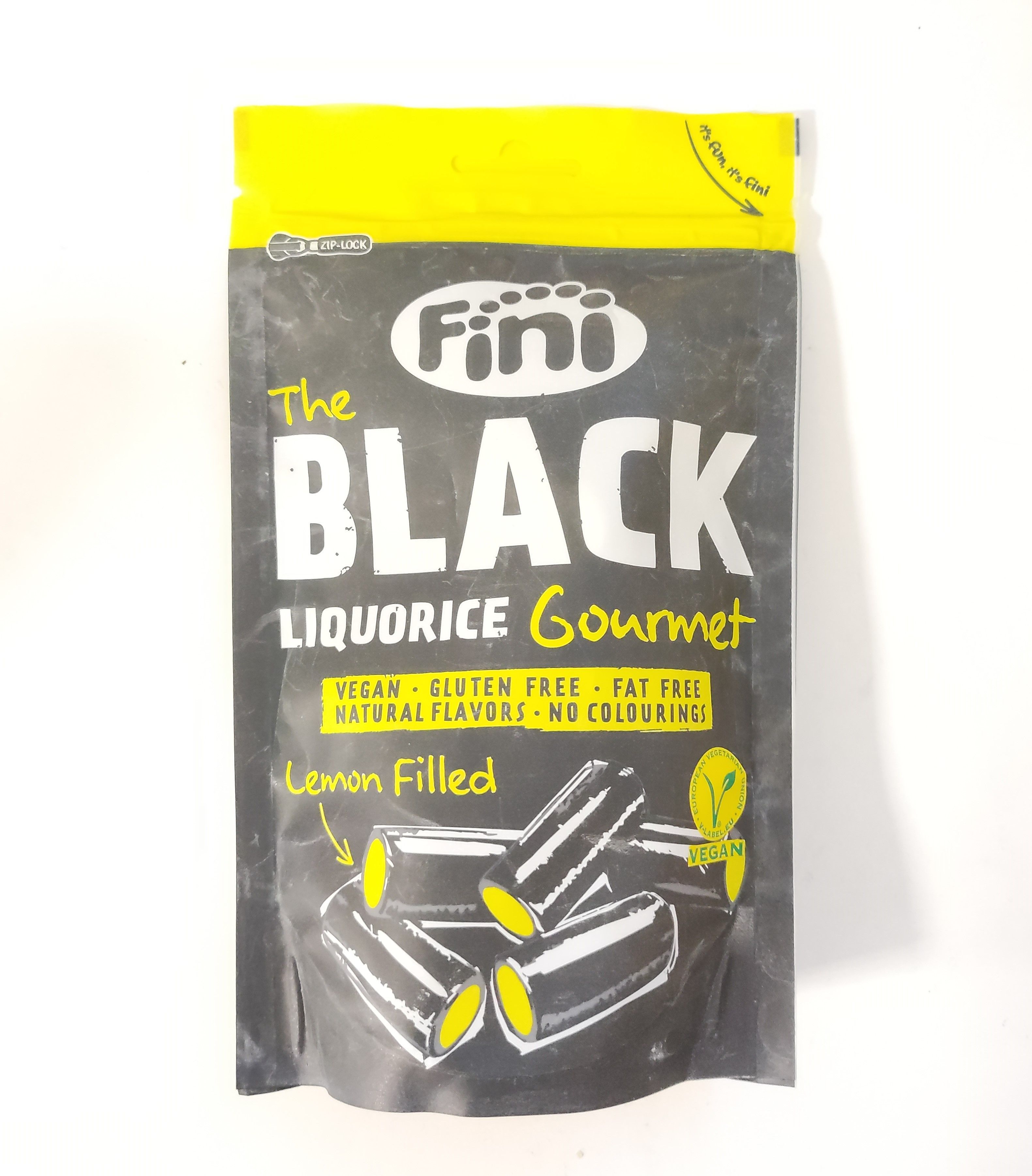 Жевательные конфеты Лакрица Fini Black Liquorice 180 гр