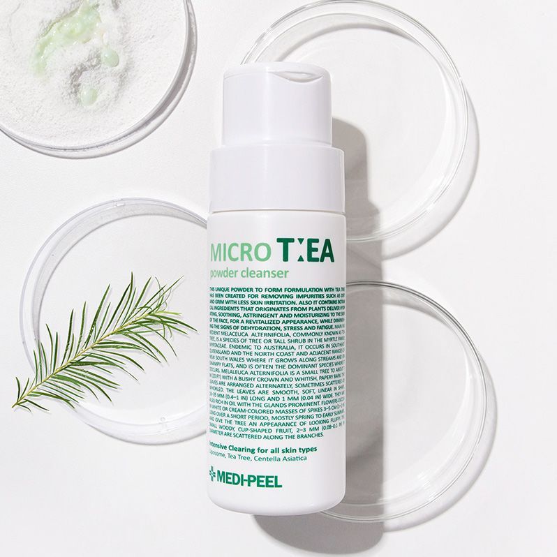 MEDI-PEELMicroTeaPowderCleanser(70g)Глубокоочищающаяэнзимнаяпудрасчайнымдеревом