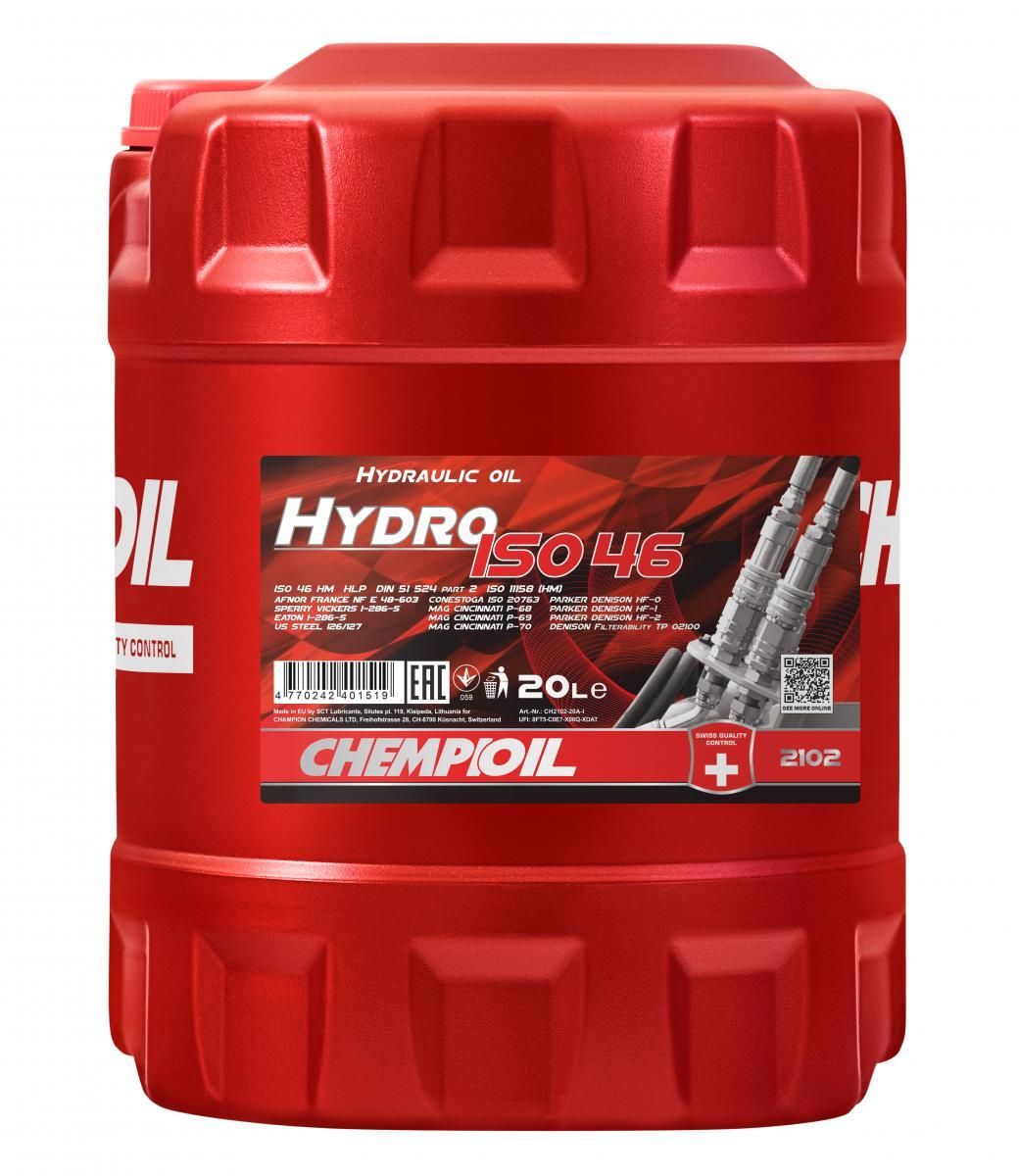 Hydros гидравлическое масло. Chempioil 20l. ISO 46 масло гидравлическое. Гидравлическое масло Hydro HLP 46. Chempioil s4010 60 л.