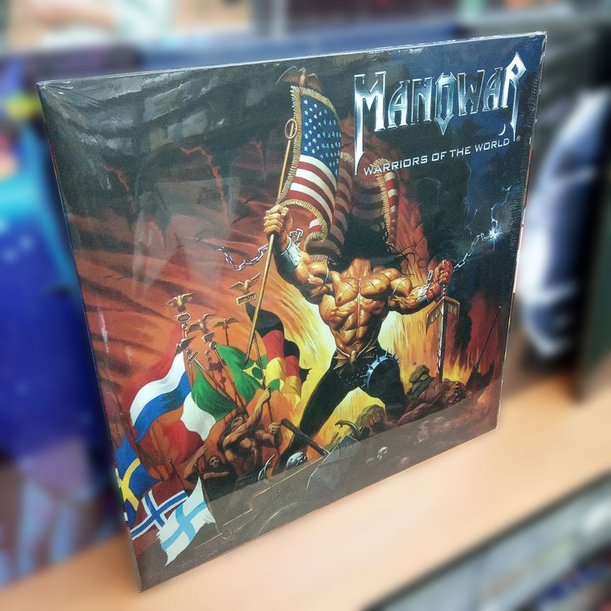 Виниловая пластинка Manowar Warriors Of The World LP White Color Sealed  Limited - купить с доставкой по выгодным ценам в интернет-магазине OZON  (1045097945)