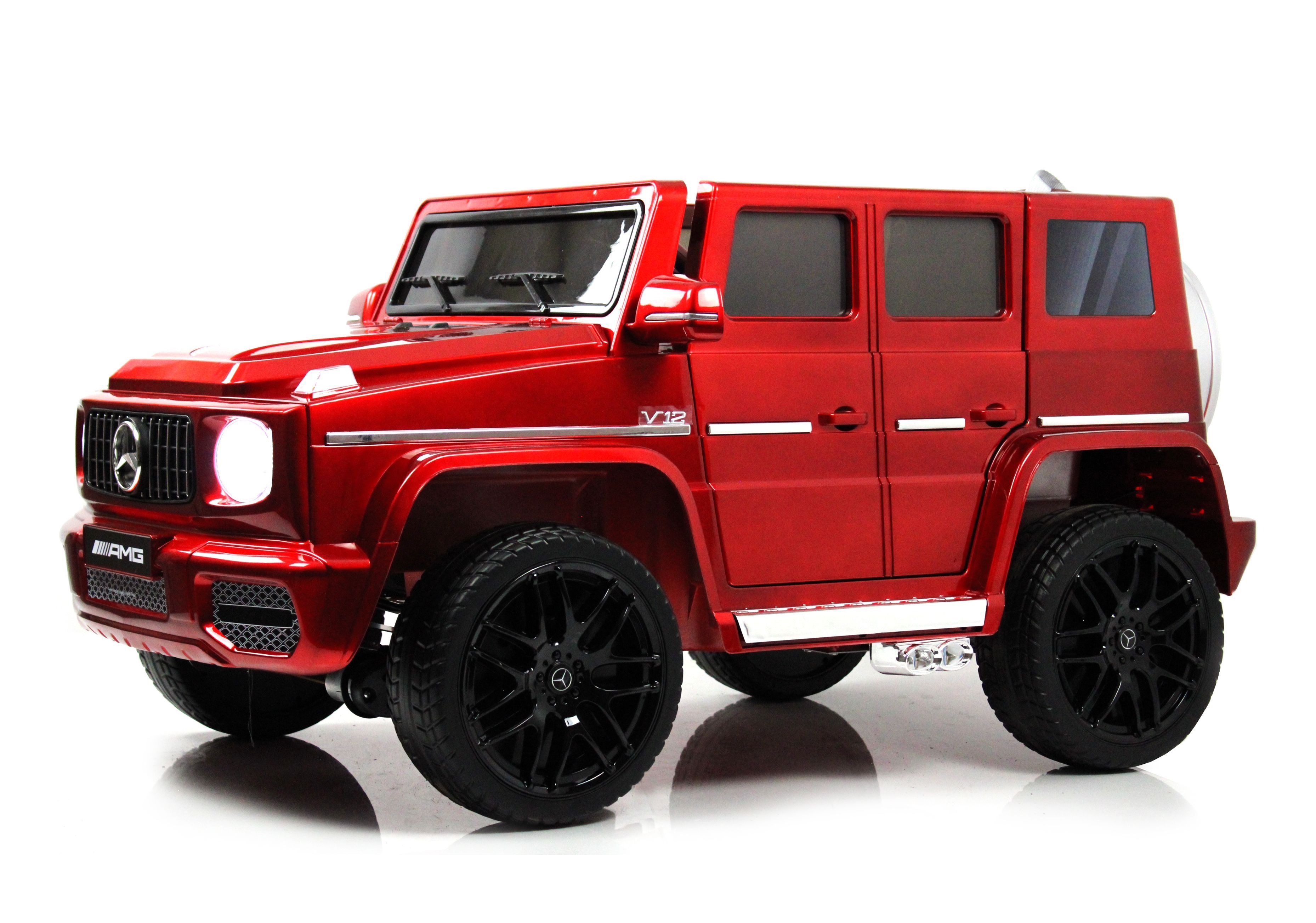 Детский электромобиль Mercedes-Benz G65 (E111EE), Красный глянец