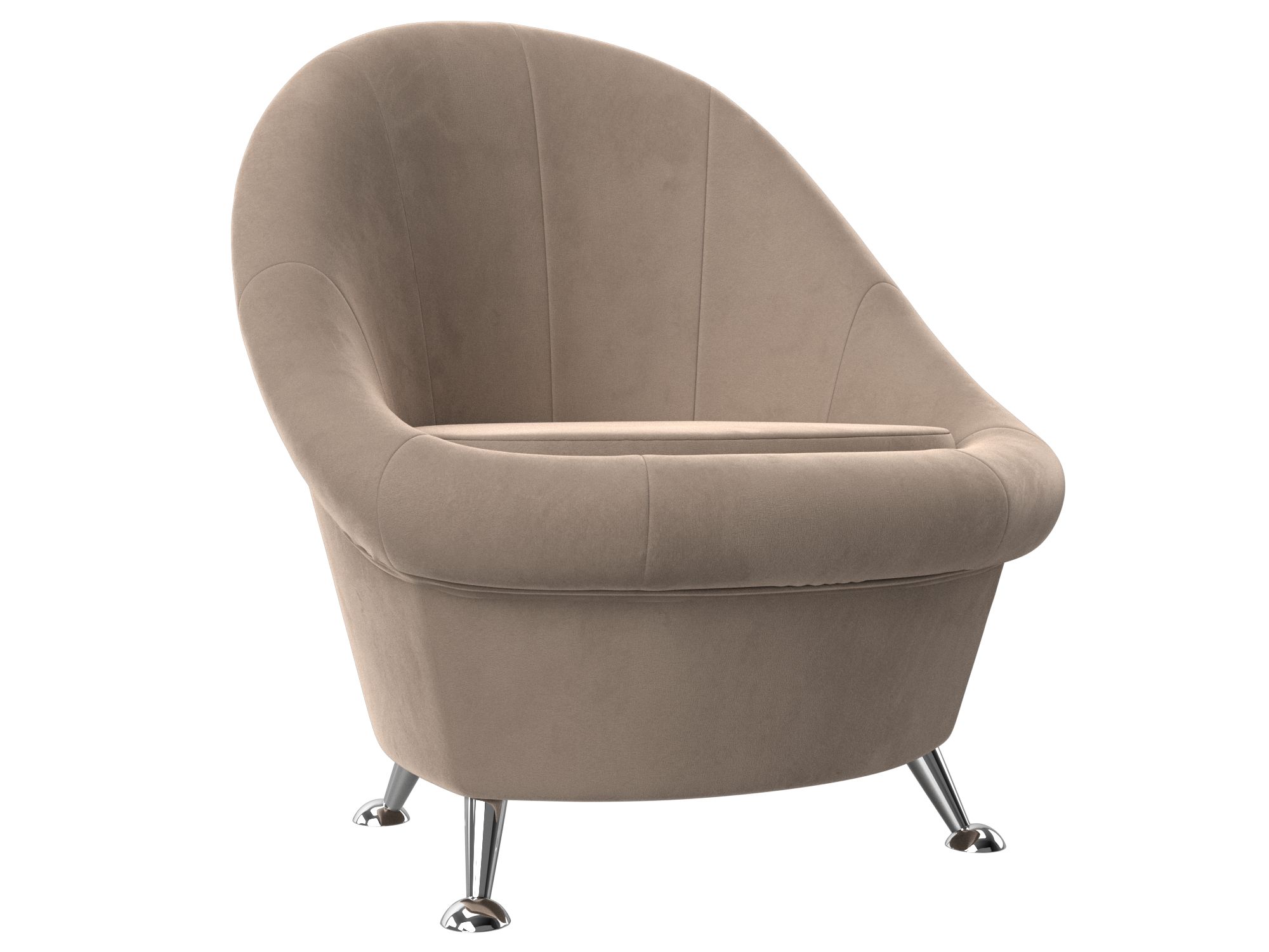 Банкетка, велюр, механизм нераскладной, бежевый, 62x68x74см. Хит Диванов