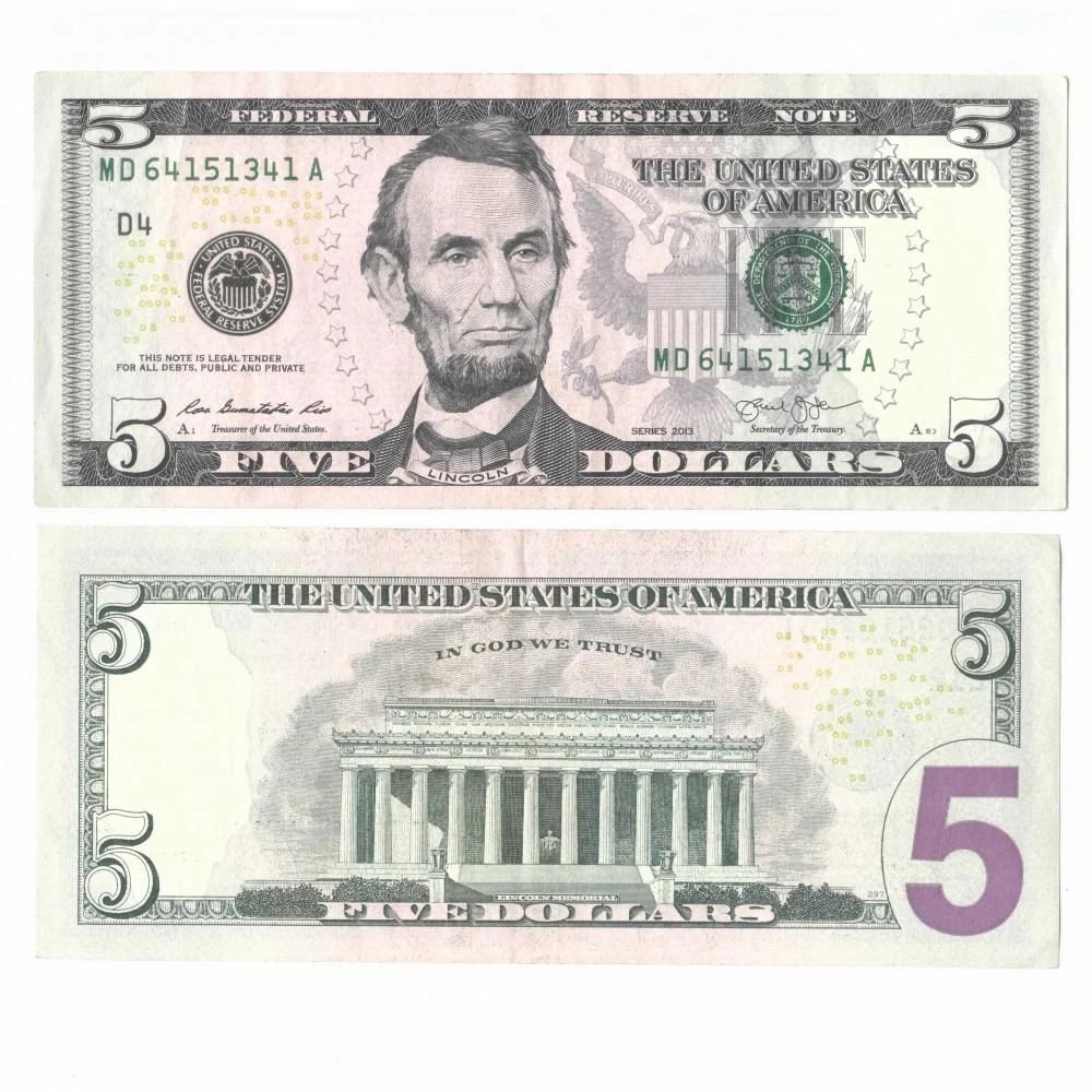 как выглядит доллар сша