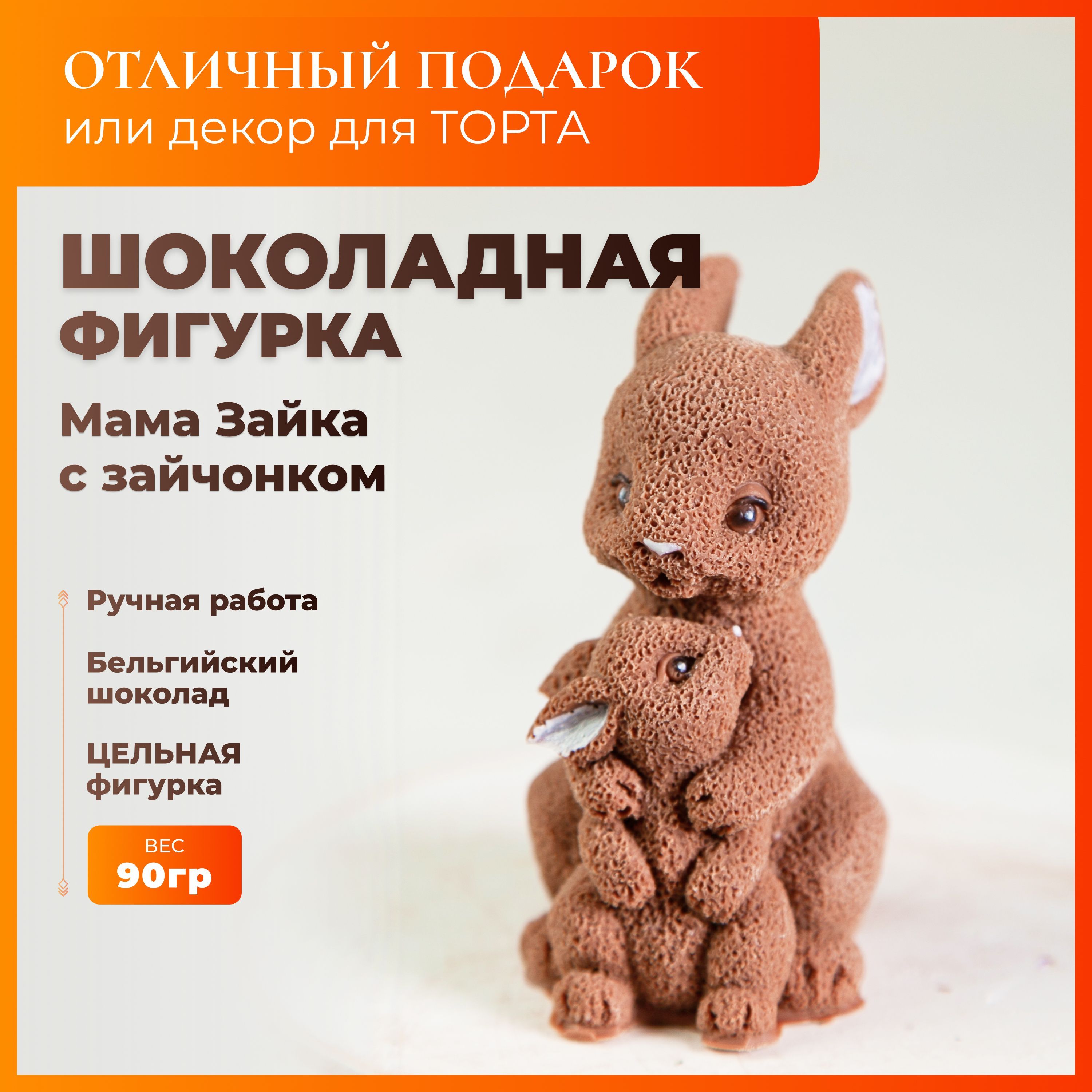 УкрашениядлятортаK&OChocolate,мамазайчикизбельгийскогошоколада