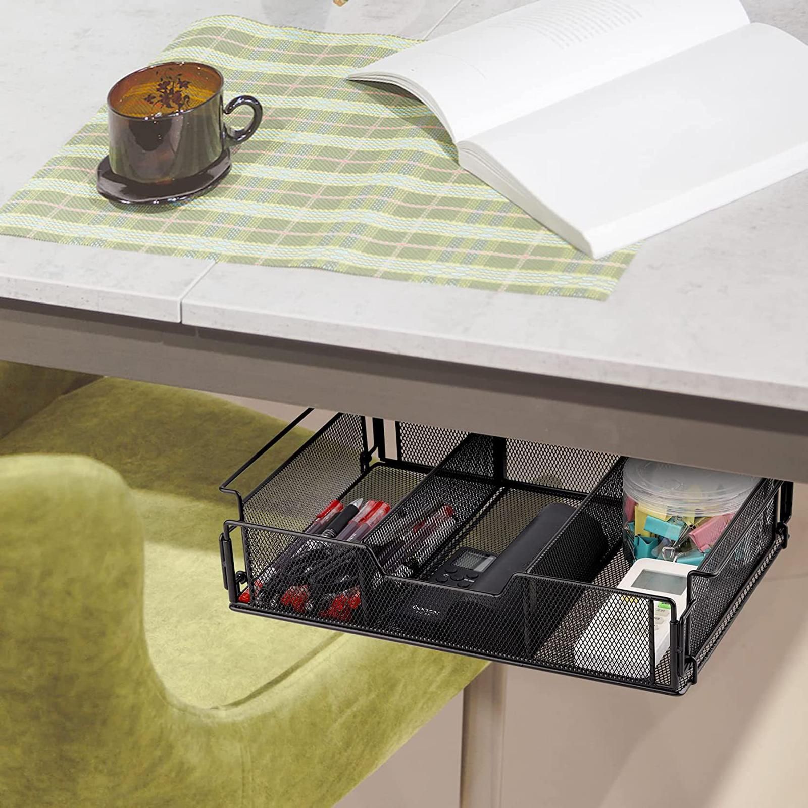 Выдвижной органайзер под ящиком стола 36,5 см х 23,5 см х 8,2 см