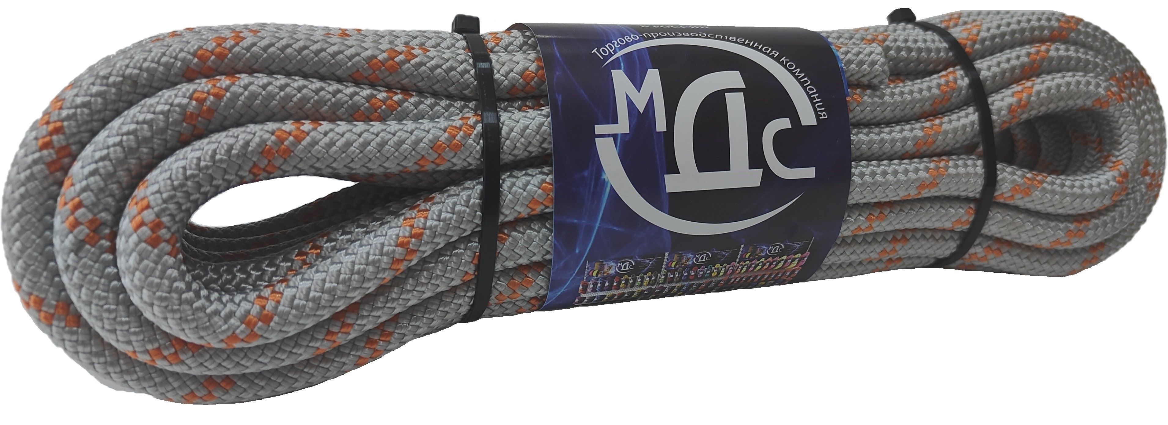сигнальная веревка для ограждения. веревка спасательная впс-20. шнур 6 мм. спасательная веревка. 25м к пш-2.