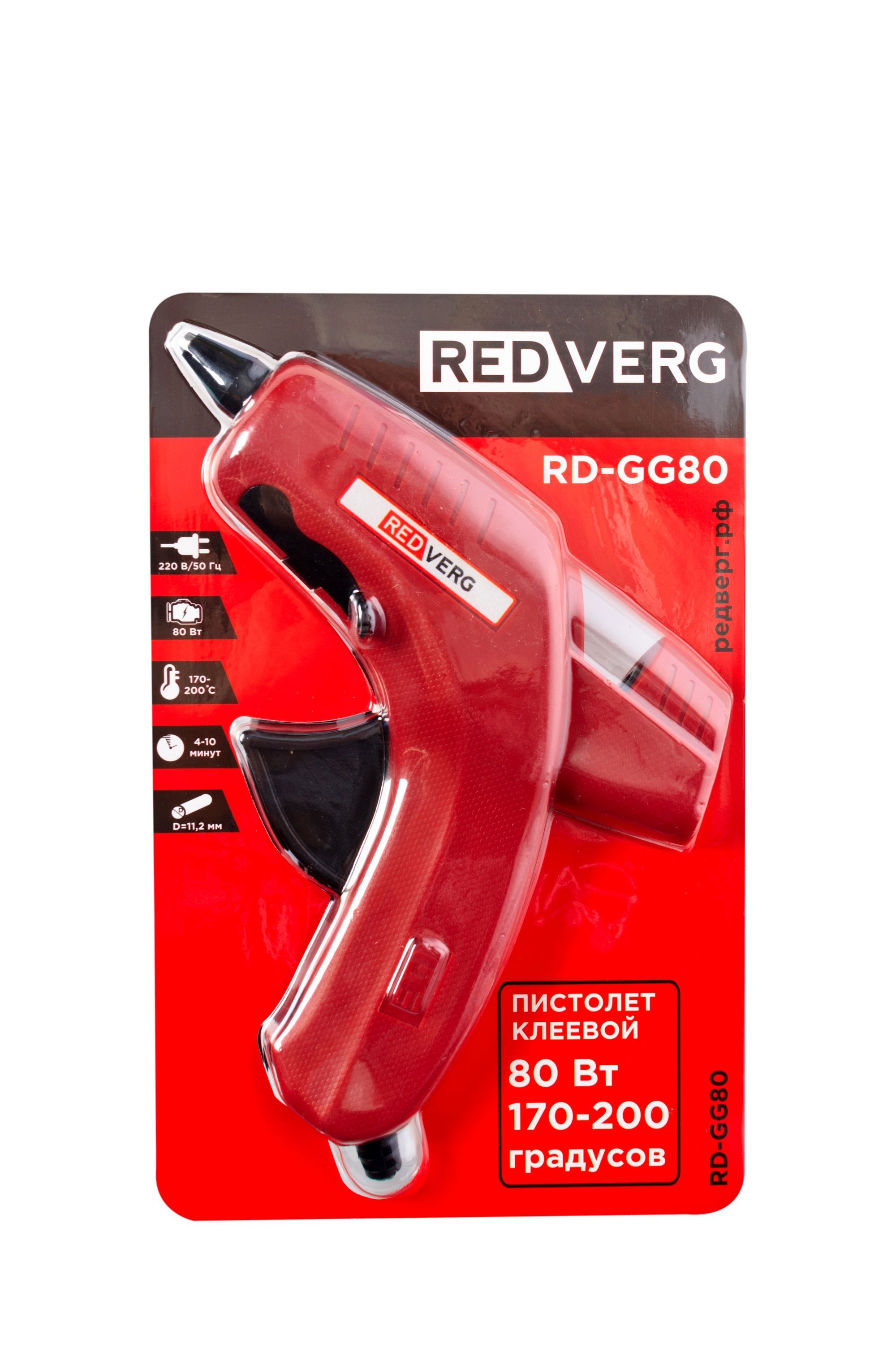 Пистолет клеевой RedVerg RD-GG80