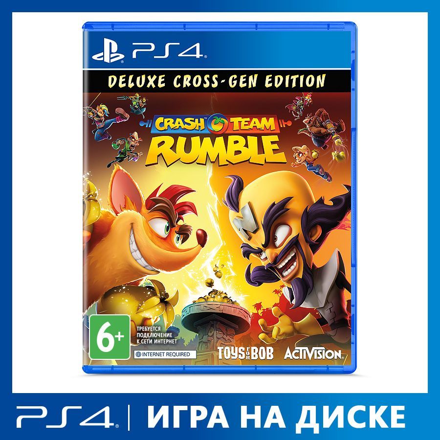 Игра Crash Team Rumble. Deluxe Edition (PlayStation 4, Английская версия)