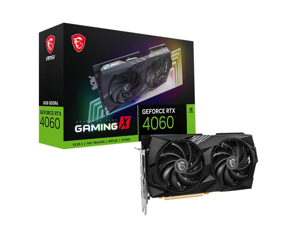 MSI Видеокарта GeForce RTX 4060 GeForce RTX 4060 GAMING X 8G 8 ГБ (GeForce RTX 4060 GAMING X 8G)