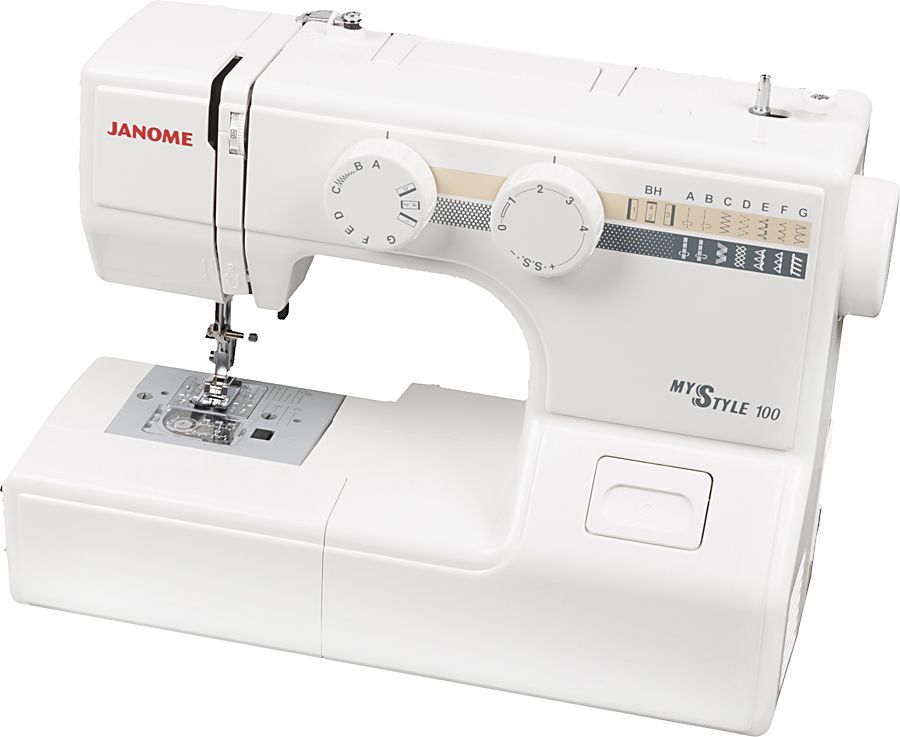 Швейная машина Janome My Style 100 белый, электромеханическая