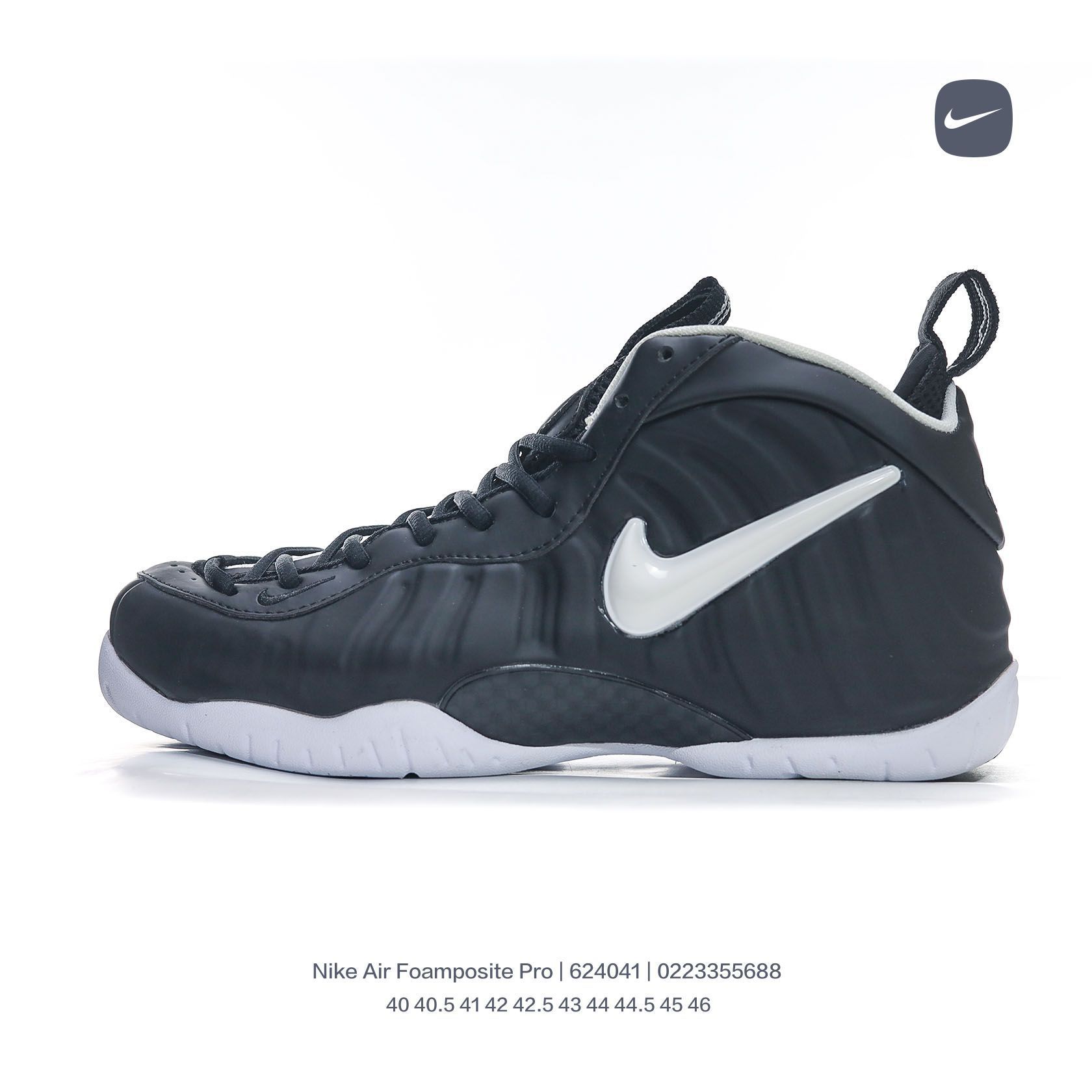 Air foamposite pro black best sale