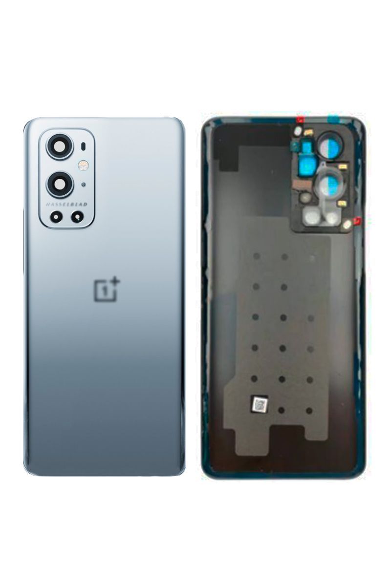 ЗадняякрышкадляOnePlus9Proсеребряная(Morningmist)состекломкамеры