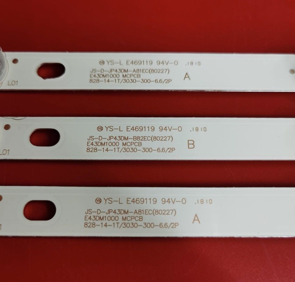 Подсветка JS-D-JP43DM-A81EC, JS D JP43DM A82EC для тв BBK 43LEM-1043/FTS2C 43LEX-5058, STARWIND SW-LED43BA201 SW-LED43UB404