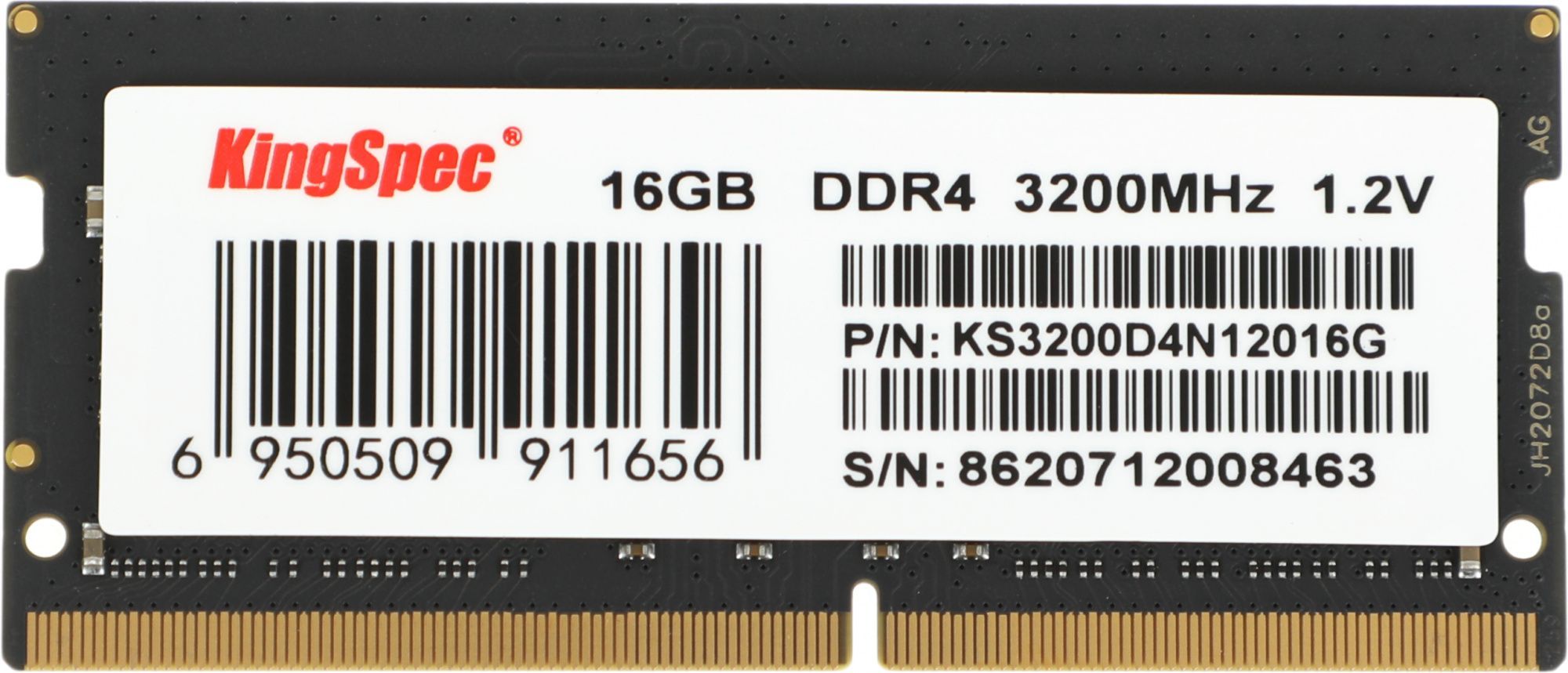 KingSpecОперативнаяпамятьOfficeNeedsKingspecSODIMM3200DDR41x16ГБ(KS3200D4N12016G)