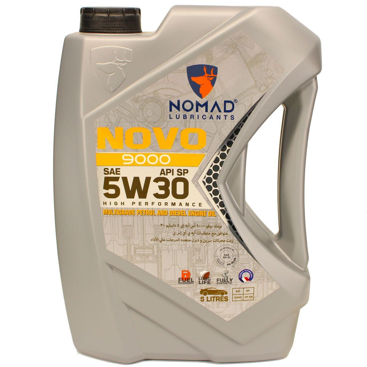 NOMAD Lubricants 5W-30 Масло моторное, Синтетическое, 5 л