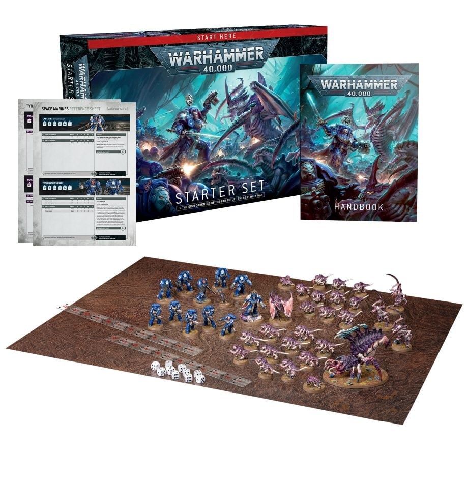 Фигурки Warhammer 40000 Starter Set (Eng) 38 Миниатюр - купить с доставкой  по выгодным ценам в интернет-магазине OZON (1191262403)