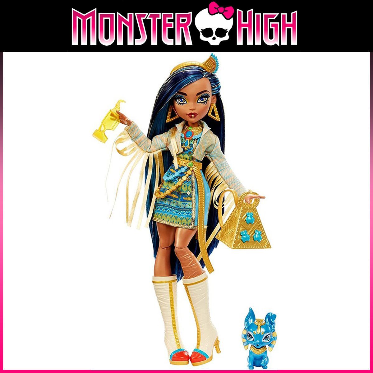 Кукла Monster High Клео де Нил Монстр Хай Cleo de Nile с питомцем - купить  с доставкой по выгодным ценам в интернет-магазине OZON (1195017730)