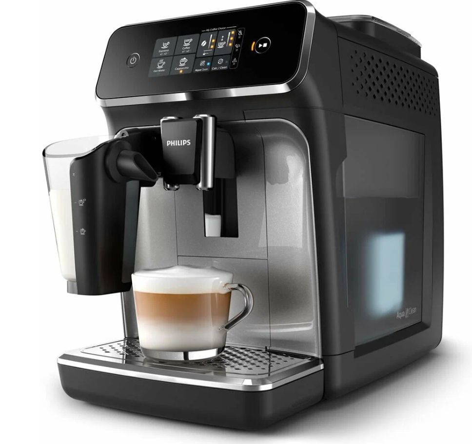 Кофемашина Philips Series 2200 EP2236/40 LatteGo, Black