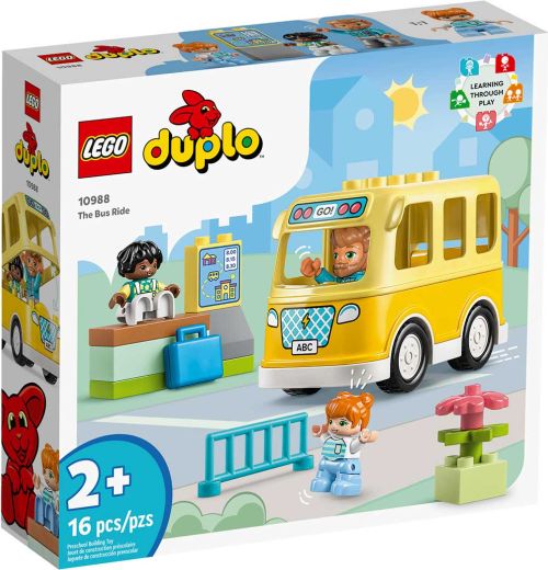 Конструктор LEGO DUPLO Town Поездка на автобусе, 16 деталей, 2+, 10988